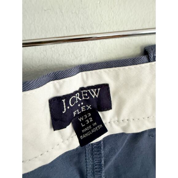 J.Crew Factory | NWOT | Straight-fit flex chino pant in Blue | Sz 33x32 - Picture 6 of 10